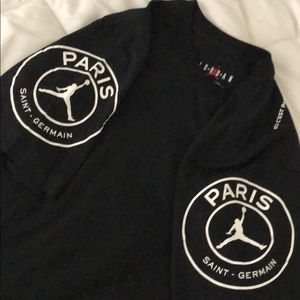 Jordan Saint Germain shoulder logo tee